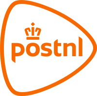 PostNL logo - Wij verzenden met PostNL
